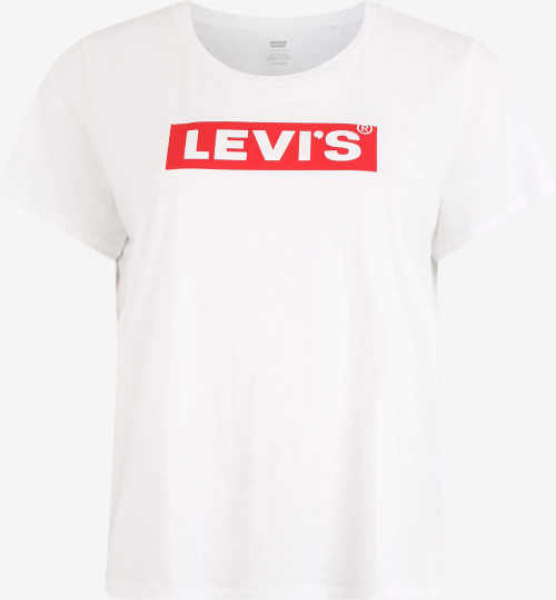 Levi’s női fehér rövid ujjú póló Plus Size méretekben