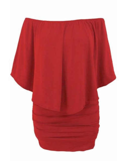 Piros női modern ruha