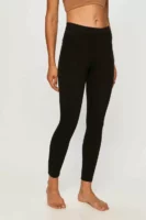 Női fekete hosszú leggings Spanx kiváló minőségű anyagból készült Spanx hosszú leggings